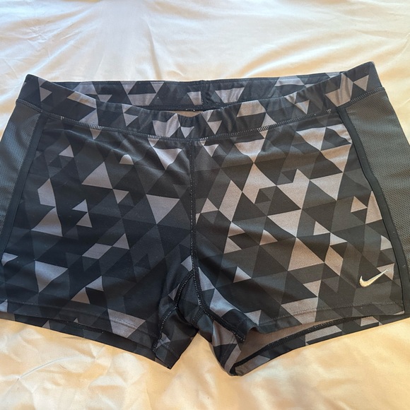 Nike Pants - Nike‎ Black and Gray Dri-FIT Shorts Size XL